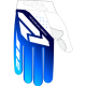 FXR Reflex Air MX Glove 26 Blue/White