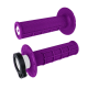 ODI Half-Waffle MX Lock-On Grip Set - Purple