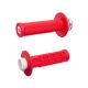 ODI Micro-X Half-Waffle Lock-On Grip Set - Red/Black