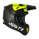 Just1 Helmet J-22 C Adrenaline Black/Yellow Carbon Matt