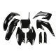 UFO Plastic kit Honda CR125/250 05-07 Black