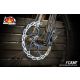 MMT Front Brake Flame disc - Bicycle 203x2,0x16,5mm (black lac.cent)