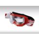 Progrip 3300 Vision Tear off Goggle White/Red - Clear Lens