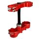 SCAR Triple Clamps CRF250 14-.. CRF450 13-20 22mm -RD