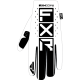 *FXR Pro-Fit Air MX Glove Black/White