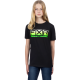 FXR Yth Podium Prem Shirt 24 BK/Glowstick