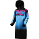 FXR Women Warm-Up Coat Black-Blue Fade/E Pink Fade