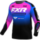 FXR CLUTCH MX JERSEY 25 BLACK/BLUE/PINK