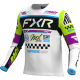 FXR Podium Gladiator MX Jersey 26.5 White/Black/HiVis