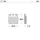 Moto-Master Brakepads Kawasaki: KX/80/85/100, Honda, Yamaha,
