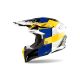 Airoh Helmet Aviator 3 Monarch Blue/Yellow Gloss, XXL