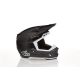 6D Helmets ATR-3 Solid Gloss Black White FIM