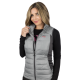FXR Women Phoenix Quilted Vest 24 Grey/Charcoal