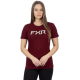 FXR Women Helium Prem Shirt 24 Merlot/White
