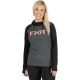 FXR Women Train Lite Premium Po Hoodie 24 Black/Mut Melon-