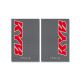Blackbird Cystall Stickers Carbon Fiber Look Kayaba - 2Pcs