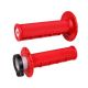 ODI Half-Waffle MX Lock-On Grip Set Red