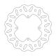 MMT Brake Disc Rear Nitro CR80/85 ..-07 CRF150 07-.. - 190MM