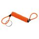Lampa Reminder, steel spiral cable - Amber