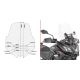 Specific screen transparent 53 x 48 cm (H x W) Versys 1000 (