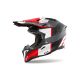 Airoh Helmet Aviator 3 Monarch Grey/Red Matt