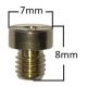 Main Jet # 100 Round 5mm Fits: Dellorto