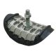 Rim lock 2.50 Aluminium/Rubber
