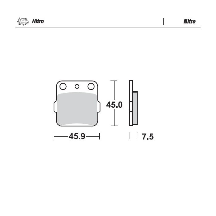 Moto-Master Brakepads Kawasaki: KX/80/85/100, Honda, Yamaha,