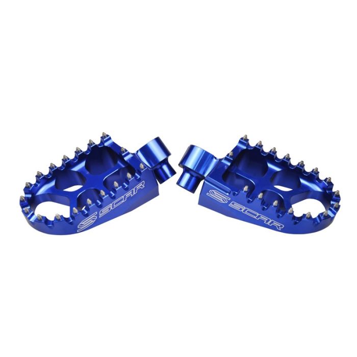 SCAR Footpegs 'Racing' SX+F 16-.. TC/FC 16-.. Blue 