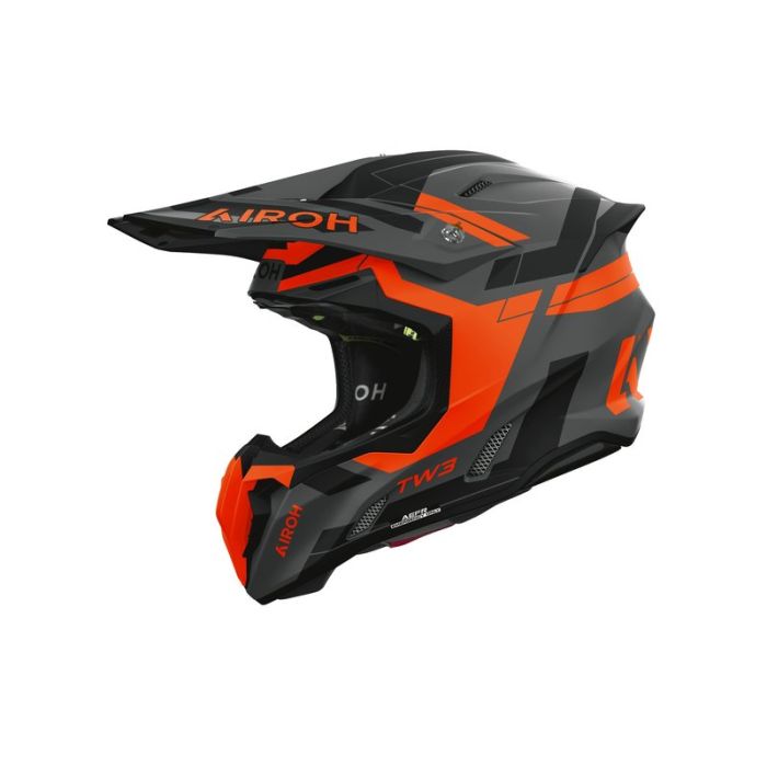 Airoh Helmet Twist 3 Dynasty Grey/Orange/Black