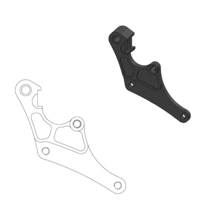 MMT Supermoto Mini Adapter 298mm CR80/85 CRF150 07-..