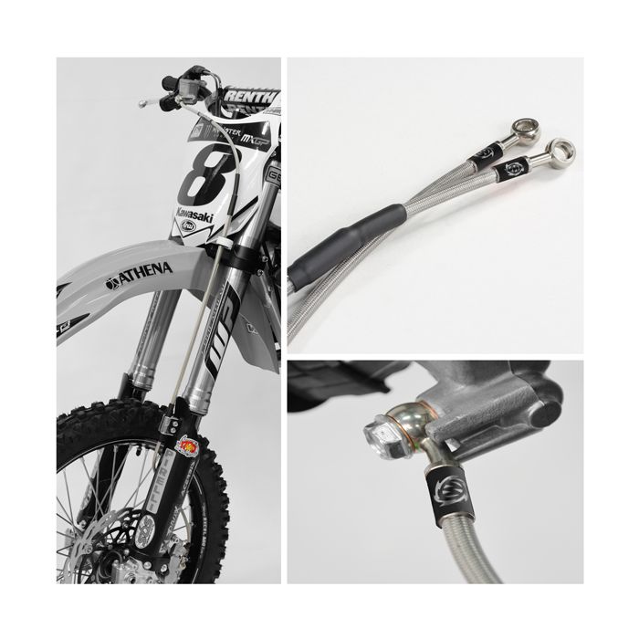 MMT Front Brakeline Kawasaki KX250F 21-..KX450F 19-..