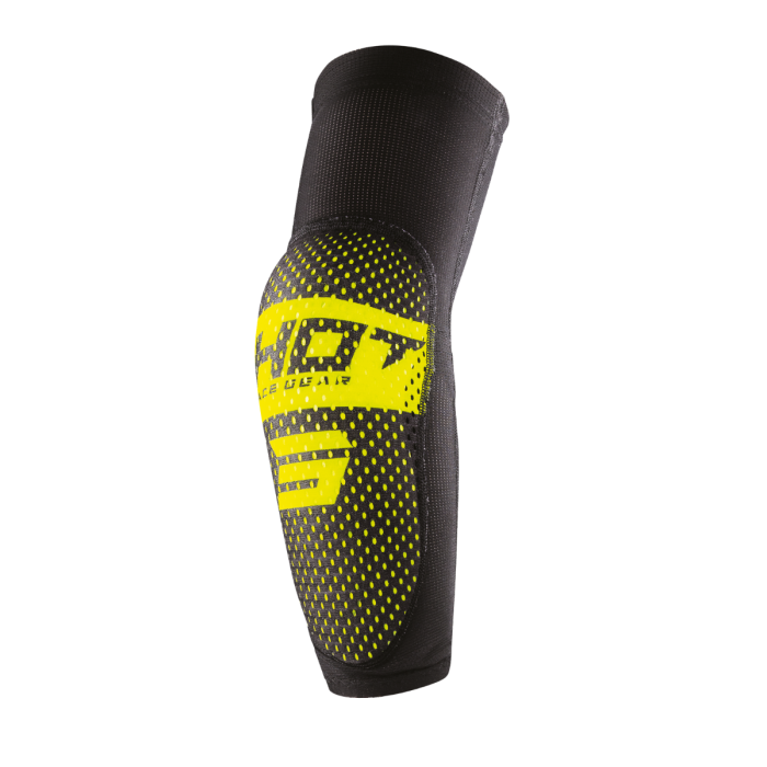 SHOT Elbow Guards Airlight Black Neon Yellow