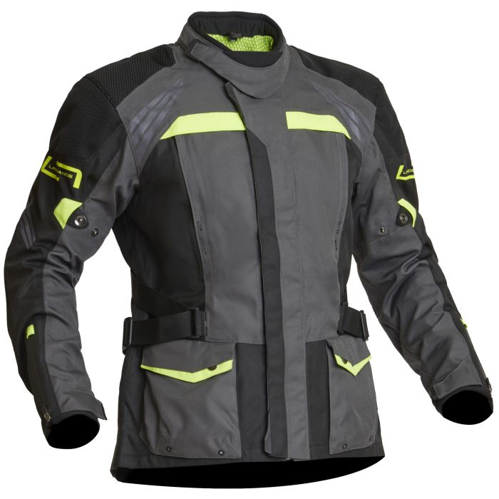 Lindstrands Textile Jacket Transtrand Grey/yellow 48