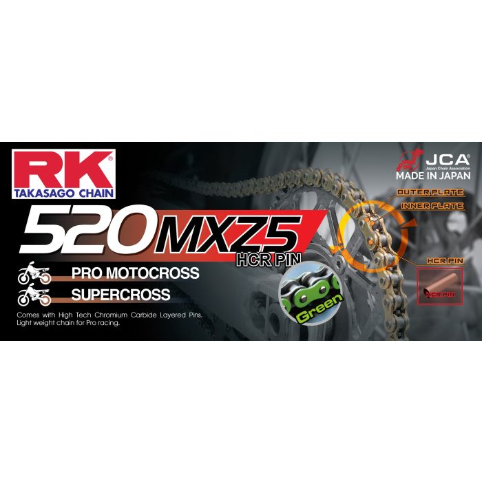 RK MM520MXZ5 Offroad Pro chain Green +CL (Connect.link) Non 