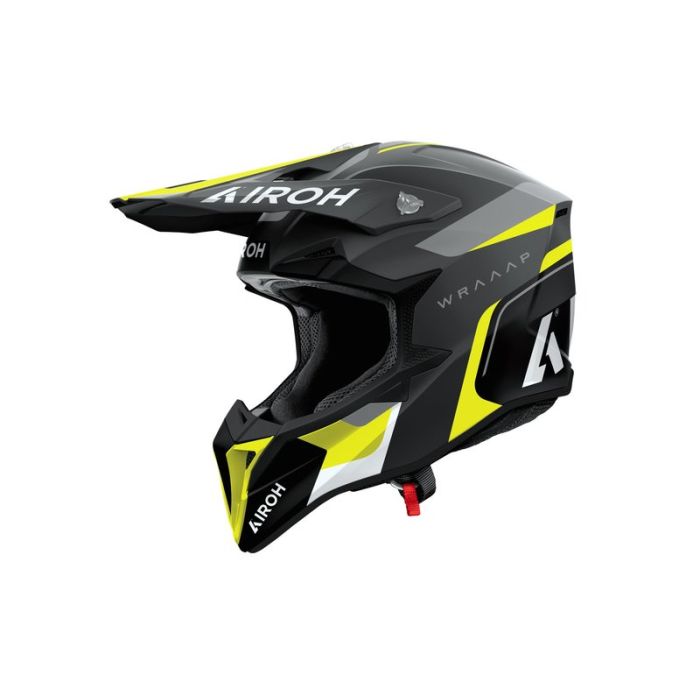 Airoh Helmet Wraaap Conquer Yellow/Grey/Black