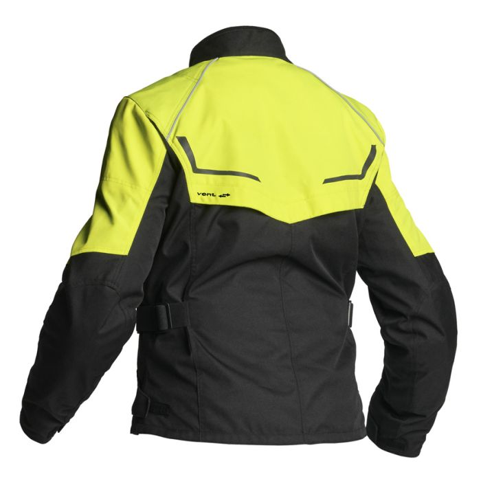 Lindstrands Textile jacket Halden Lady Black/yellow 40