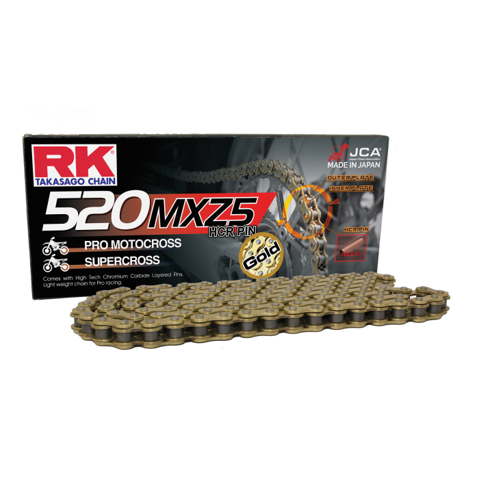 RK GB520MXZ5 Offroad Pro chain Gold +CL (Connect.link) Non s