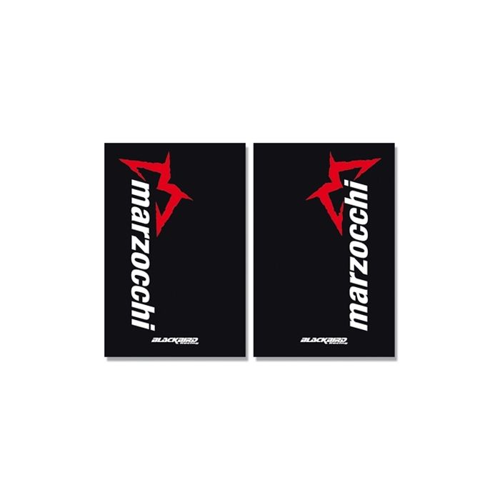 Blackbird Fork Stickers Black Marzocchi - 2Pcs