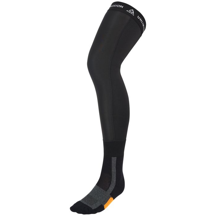 AMOQ Knee Brace Socks Black, S/M