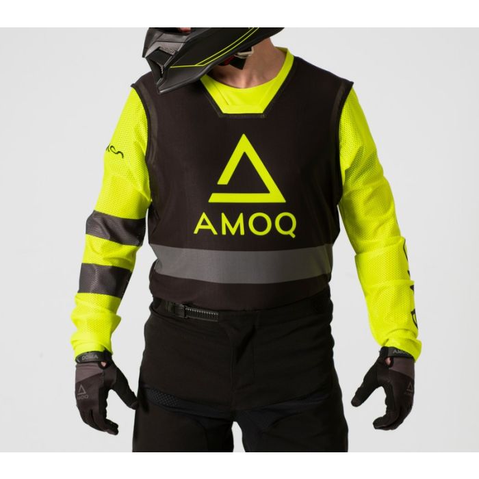 Amoq Airline Mesh Jersey Black/HiVis