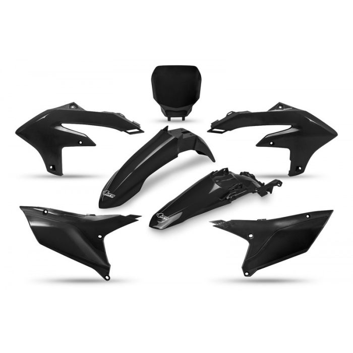 UFO Plastic kit 5-parts Black 001 YZ450F 23-25 YZ250F 24-..