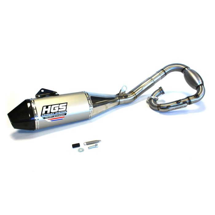 HGS Exhaust system 4T Complete set YZ450F 23-.. Carbon end c