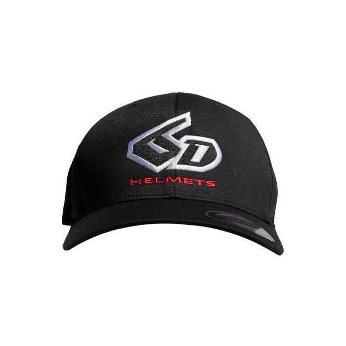 6D Flexfit 6D Helmets Logo Hat Black - L/XL