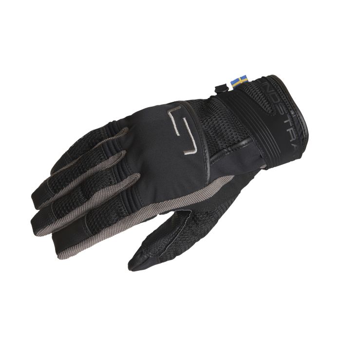 Lindstrands Glove Nyhusen Black/grey, 06