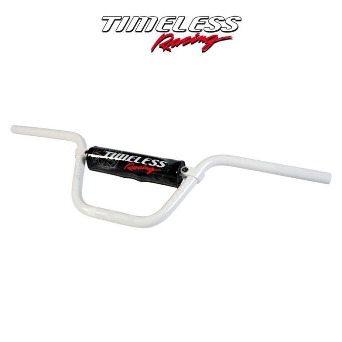 Timeless Handlebar PitBike White Alumiini w. 750mm h. 185mm