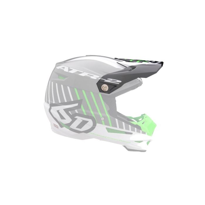 6D Helmet ATR-2 Visor Motion Green/Grey