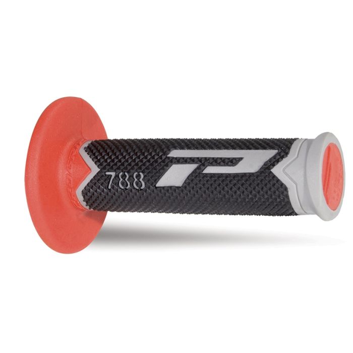 Progrip 788 Triple Density Grips - Grey/Black/Red