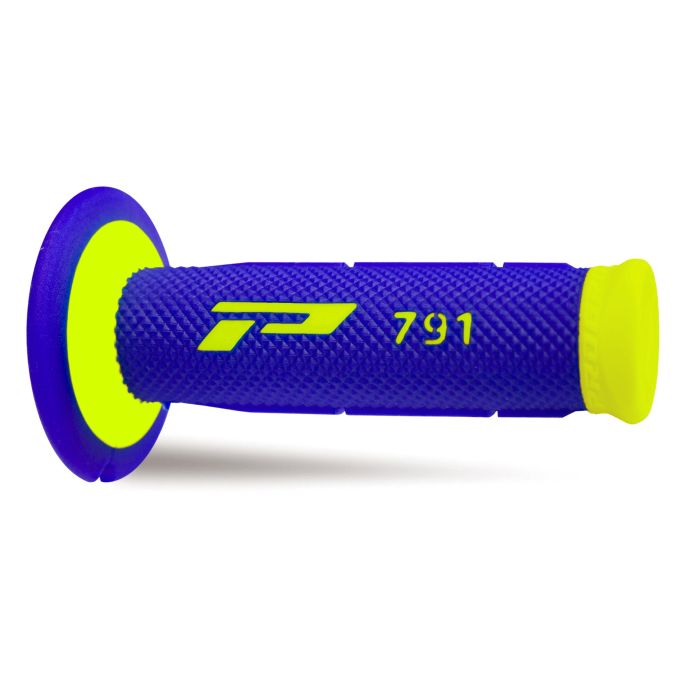 Progrip 791 Double Density Grips - FluoYellow/Blue