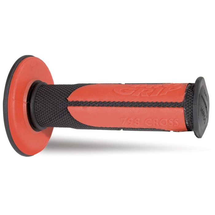 Progrip 798 Double Density Grips - Black/Red